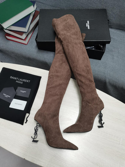 Y L  Boots  High Over Knee Suede  3 Color 's