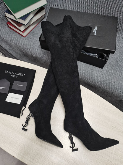 Y L  Boots  High Over Knee Suede  3 Color 's