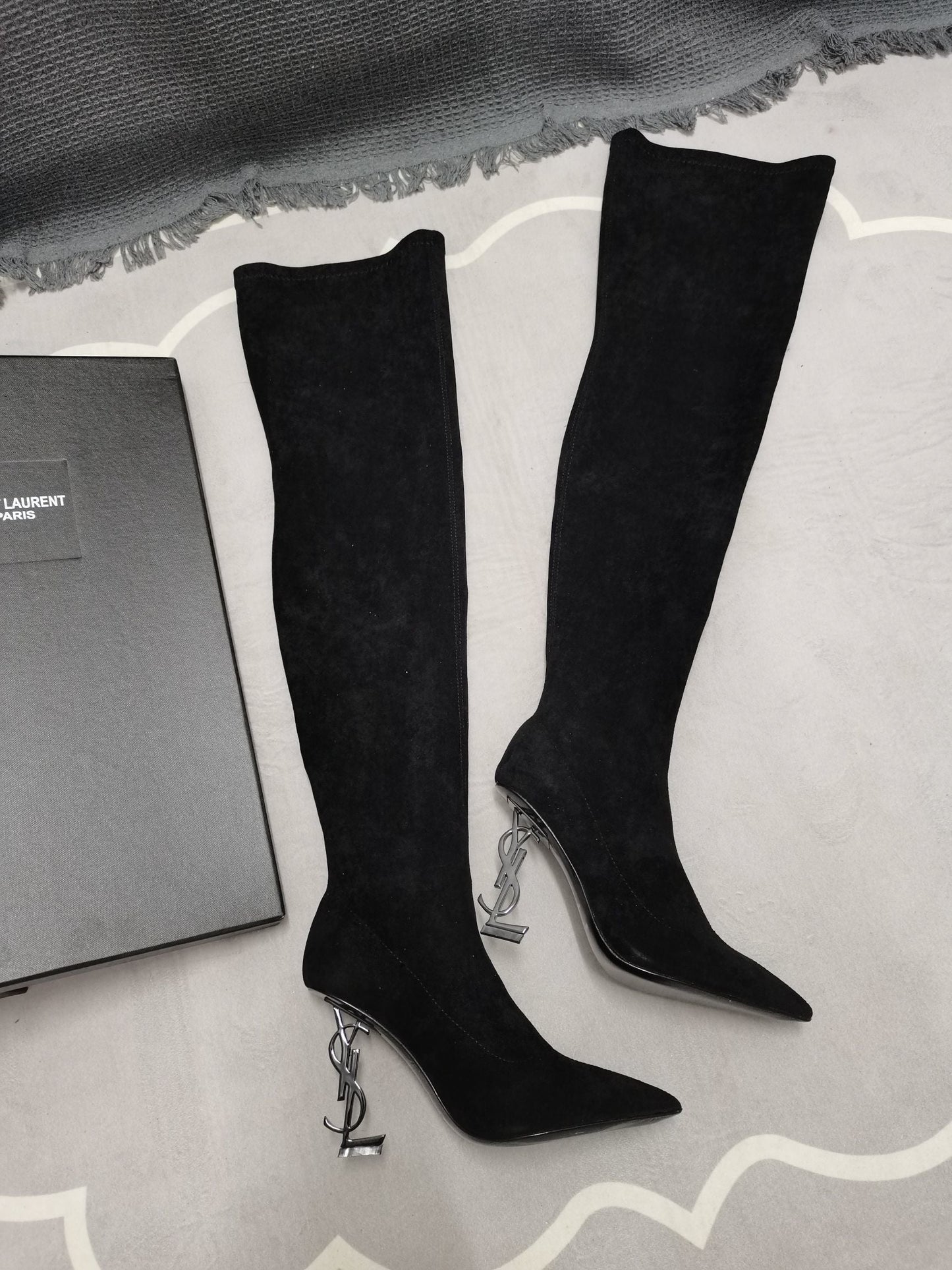 Y L  Boots  High Over Knee Suede  3 Color 's