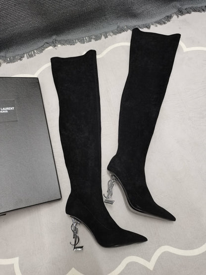 Y L  Boots  High Over Knee Suede  3 Color 's