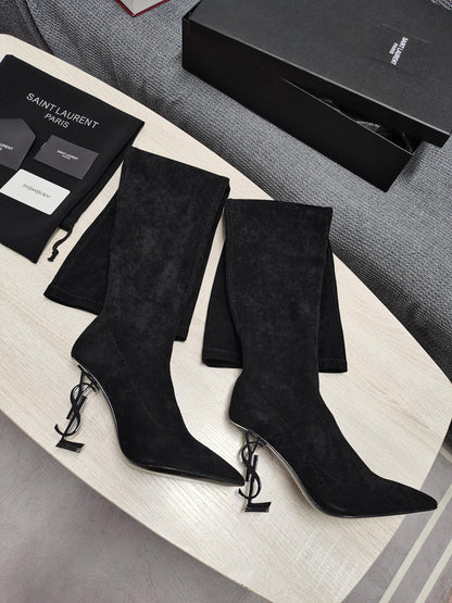 Y L  Boots  High Over Knee Suede  3 Color 's
