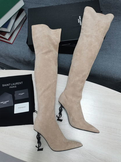 Y L  Boots  High Over Knee Suede  3 Color 's