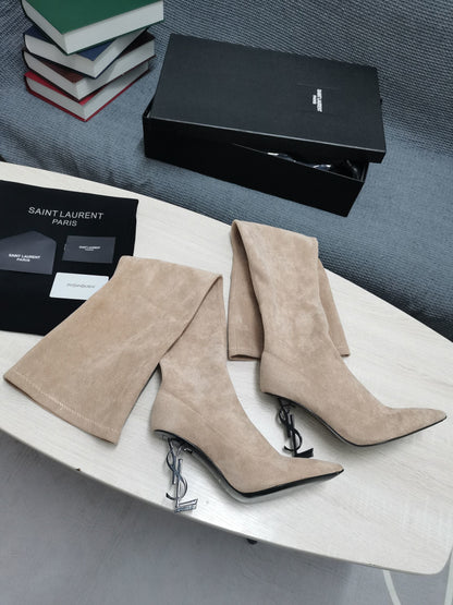 Y L  Boots  High Over Knee Suede  3 Color 's