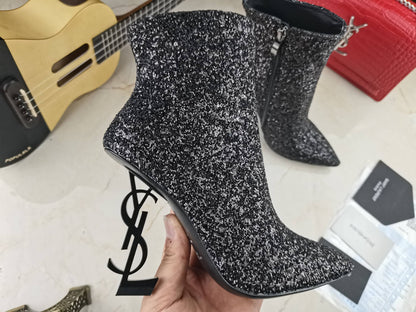 Y L Boots Heels Silver OPYUM