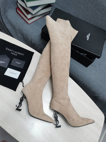 Y L  Boots  High Over Knee Suede  3 Color 's