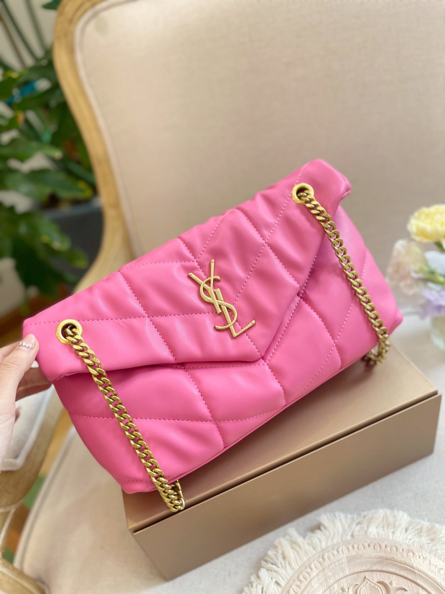 Y L Bag  4 Color 's Quilted