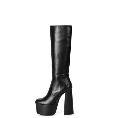 Y L  Boots High Heels Wedge
