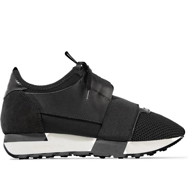 SNBAL  Race Runner Sneakers Black White