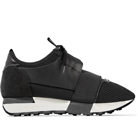 SNBAL  Race Runner Sneakers Black White