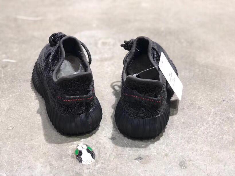 Yezy 350  Kids Sneakers Black