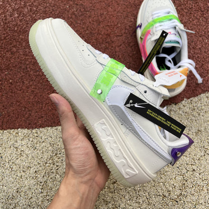 N*kE LPL AF 1 Force Yellow sneakers