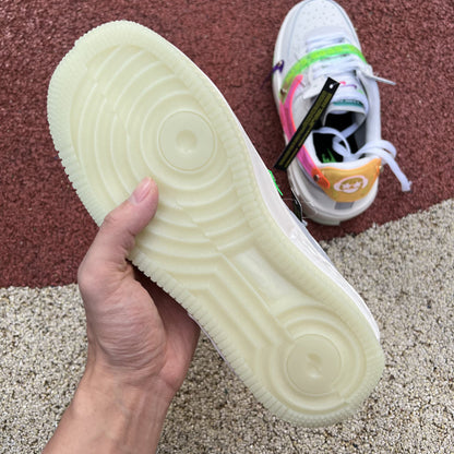N*kE LPL AF 1 Force Yellow sneakers