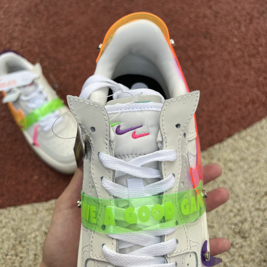 N*kE LPL AF 1 Force Yellow sneakers