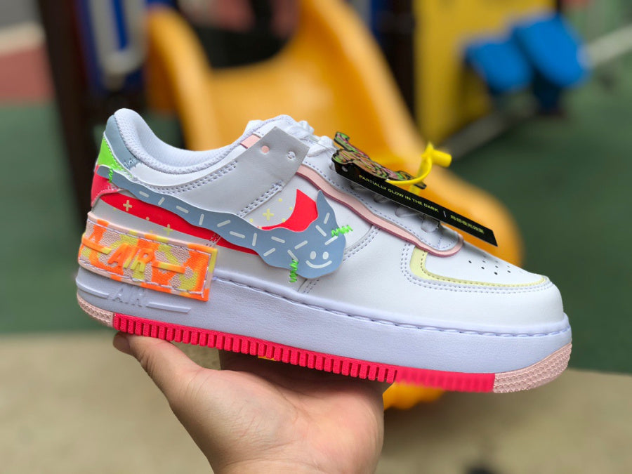 N*KE Air force 1 Macaron Sneakers
