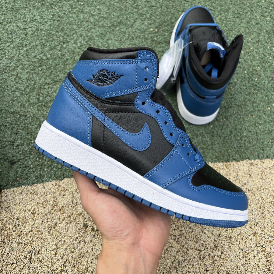 N*KE Marina Dark Blue    Sneakers AJ1 High OG