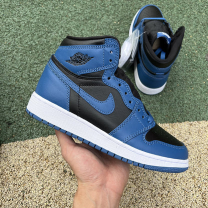 N*KE Marina Dark Blue    Sneakers AJ1 High OG