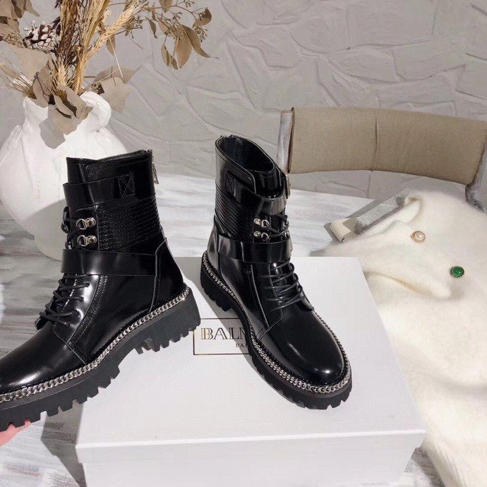 Balma*in Boots Zipper Black