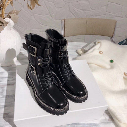 Balma*in Boots Zipper Black