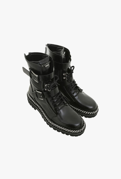 Balma*in Boots Zipper Black