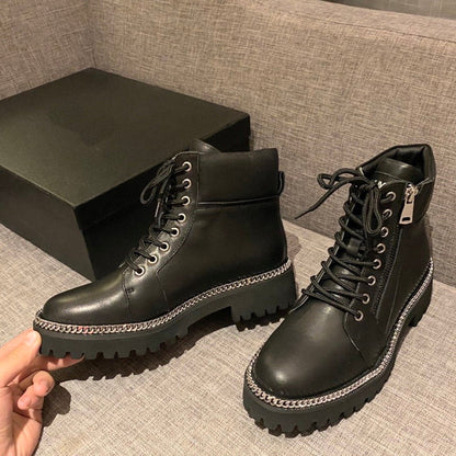 Balma*in Boots Zipper Black