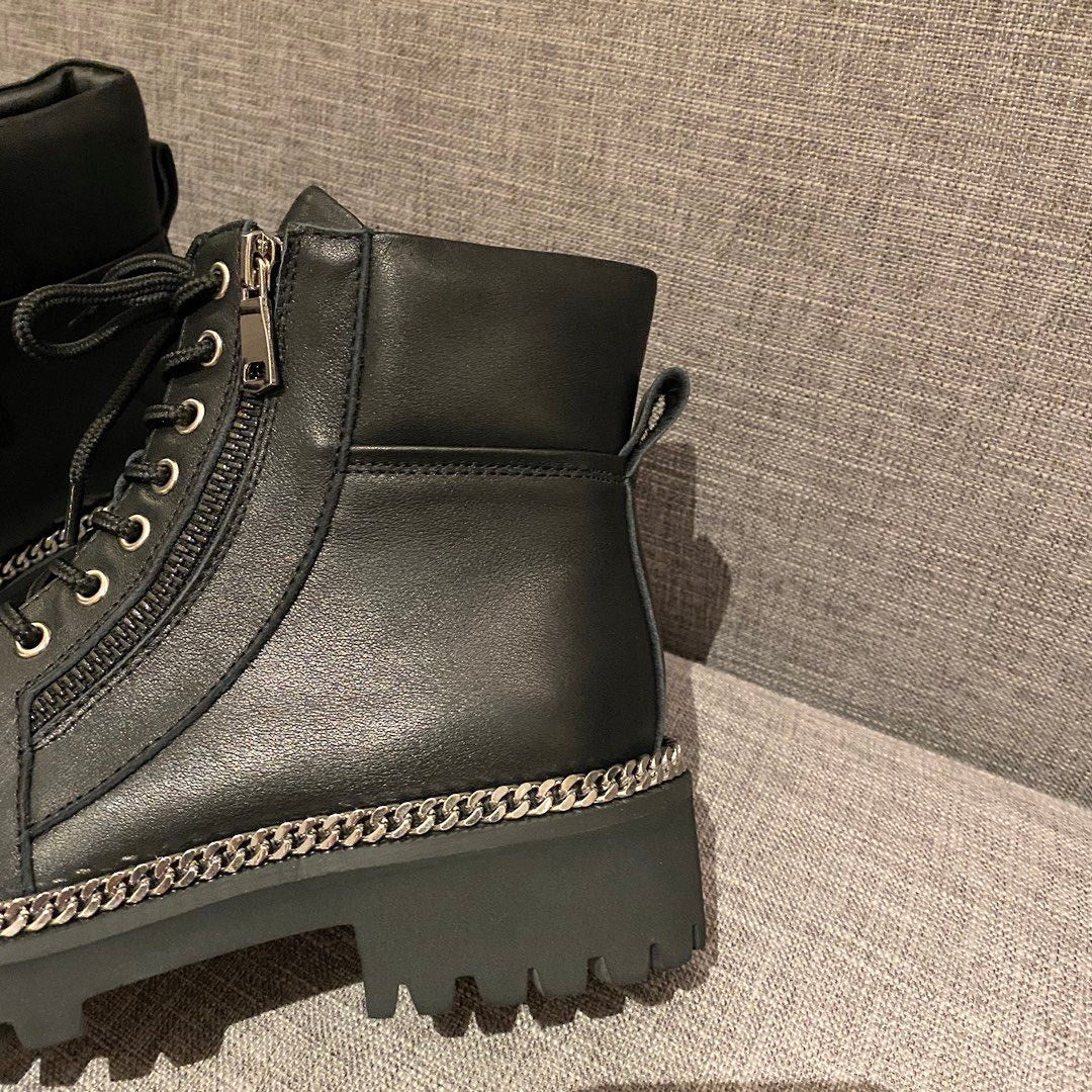 Balma*in Boots Zipper Black