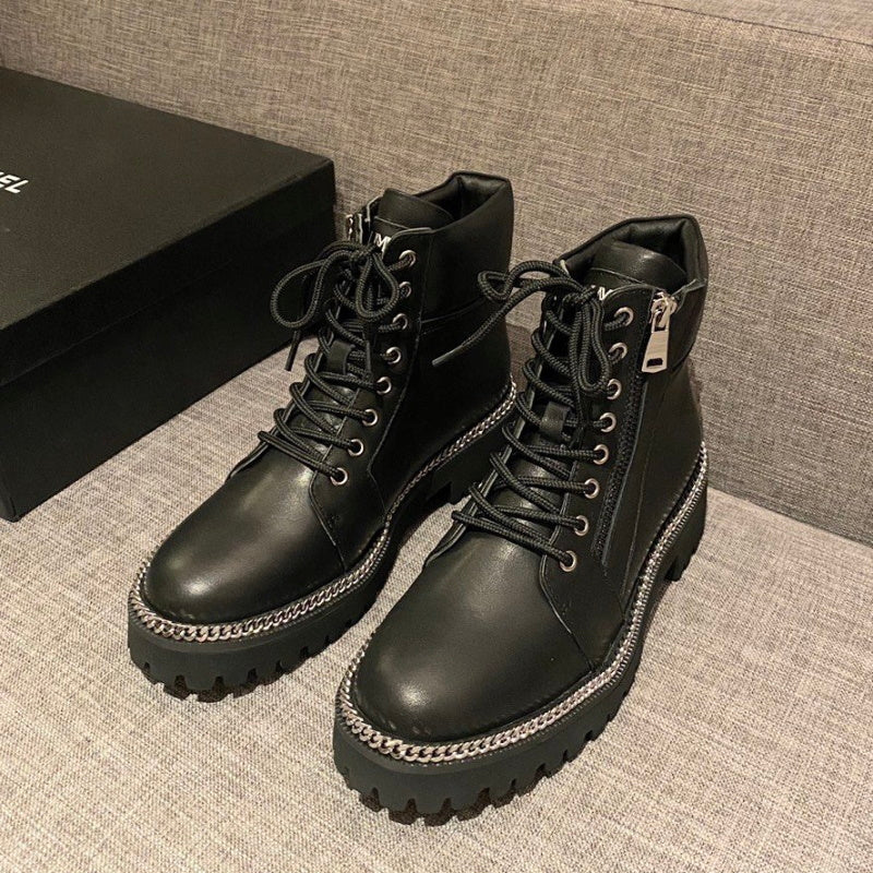 Balma*in Boots Zipper Black