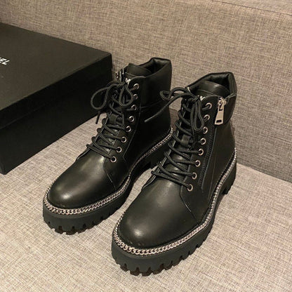 Balma*in Boots Zipper Black