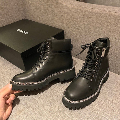 Balma*in Boots Zipper Black
