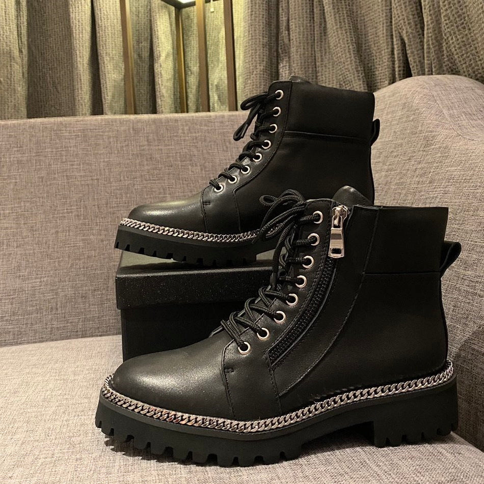Balma*in Boots Zipper Black
