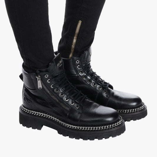 Balma*in Boots Zipper Black