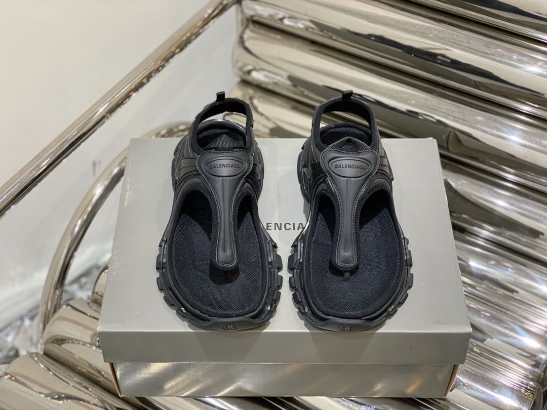 SNBAL  Track Trainers Sandals Black