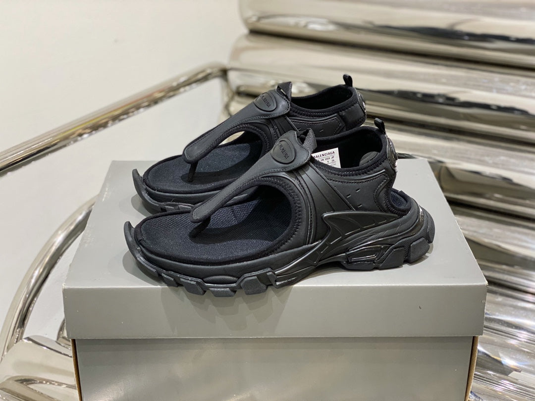 SNBAL  Track Trainers Sandals Black