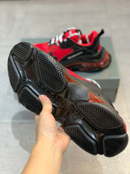 SNBAL  Triple S  Red Sneakers