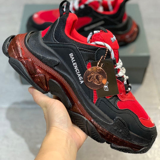 SNBAL  Triple S  Red Sneakers
