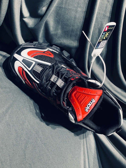 SNBAL  Track Trainers Sneakers 2 Black Red