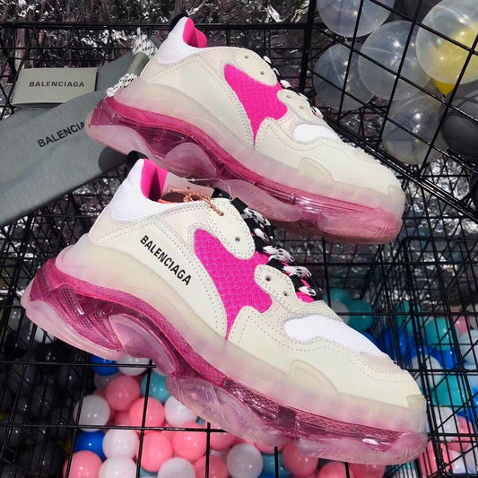 balenciaga clear sole triples