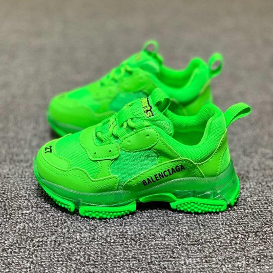 balenciaga clear sole sneakers kids triples 