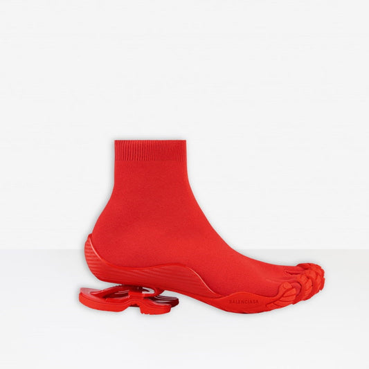 SNBAL  Toe Sock Sneakers Red