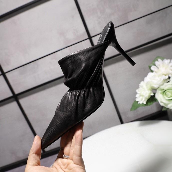 SNBAL  Shoes Black Heels Mule