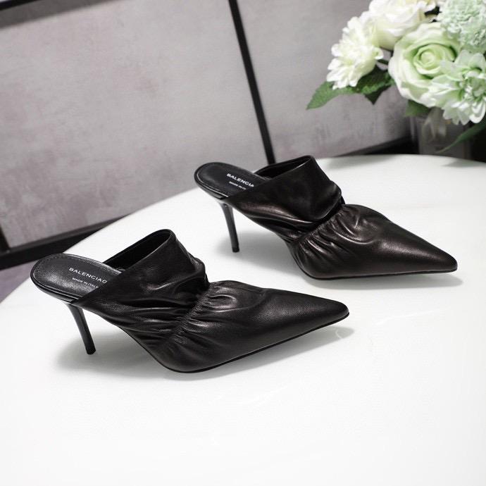 SNBAL  Shoes Black Heels Mule