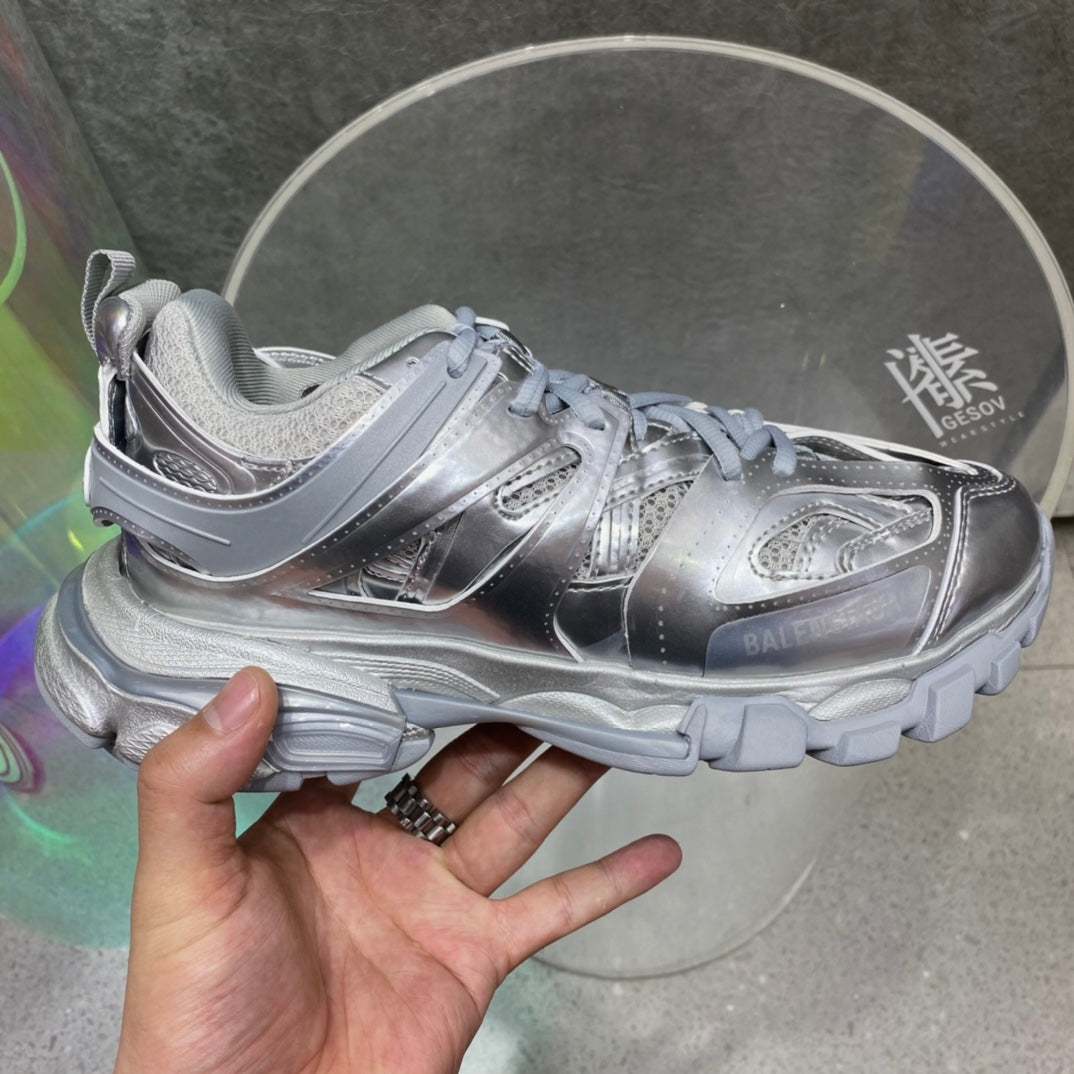 SNBAL  Track Trainers Sneakers Silver