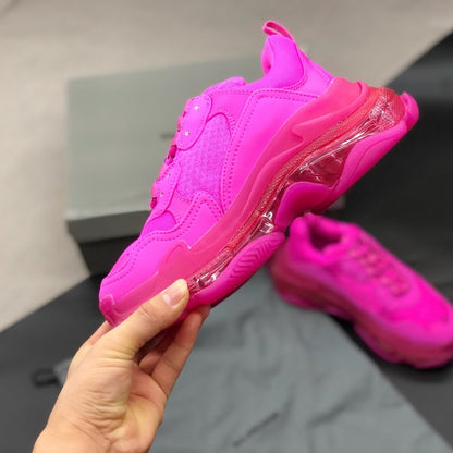 SNBAL  Triple S Clear Sole Fuchsia