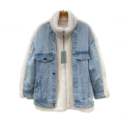 SNBAL  Shearling  Jeans  jacket