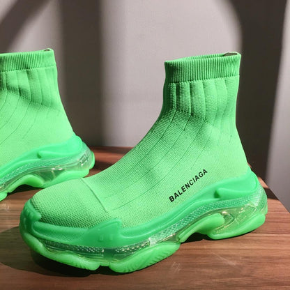 SNBAL  Triples Sock Sneakers Green