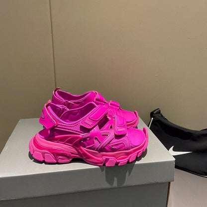 SNBAL  Track Sandals  Fuchsia