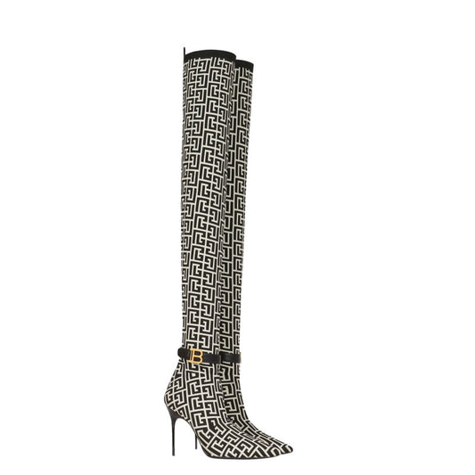 BALMA Boots Thigh High RAVEN  3 Color 's