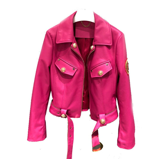 BALMA  Leather Jacket 2 Color 's