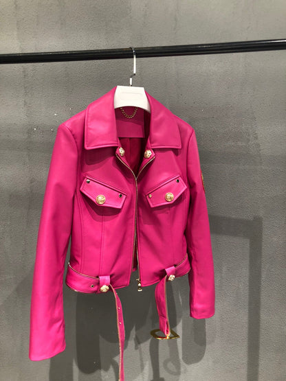 BALMA  Leather Jacket 2 Color 's