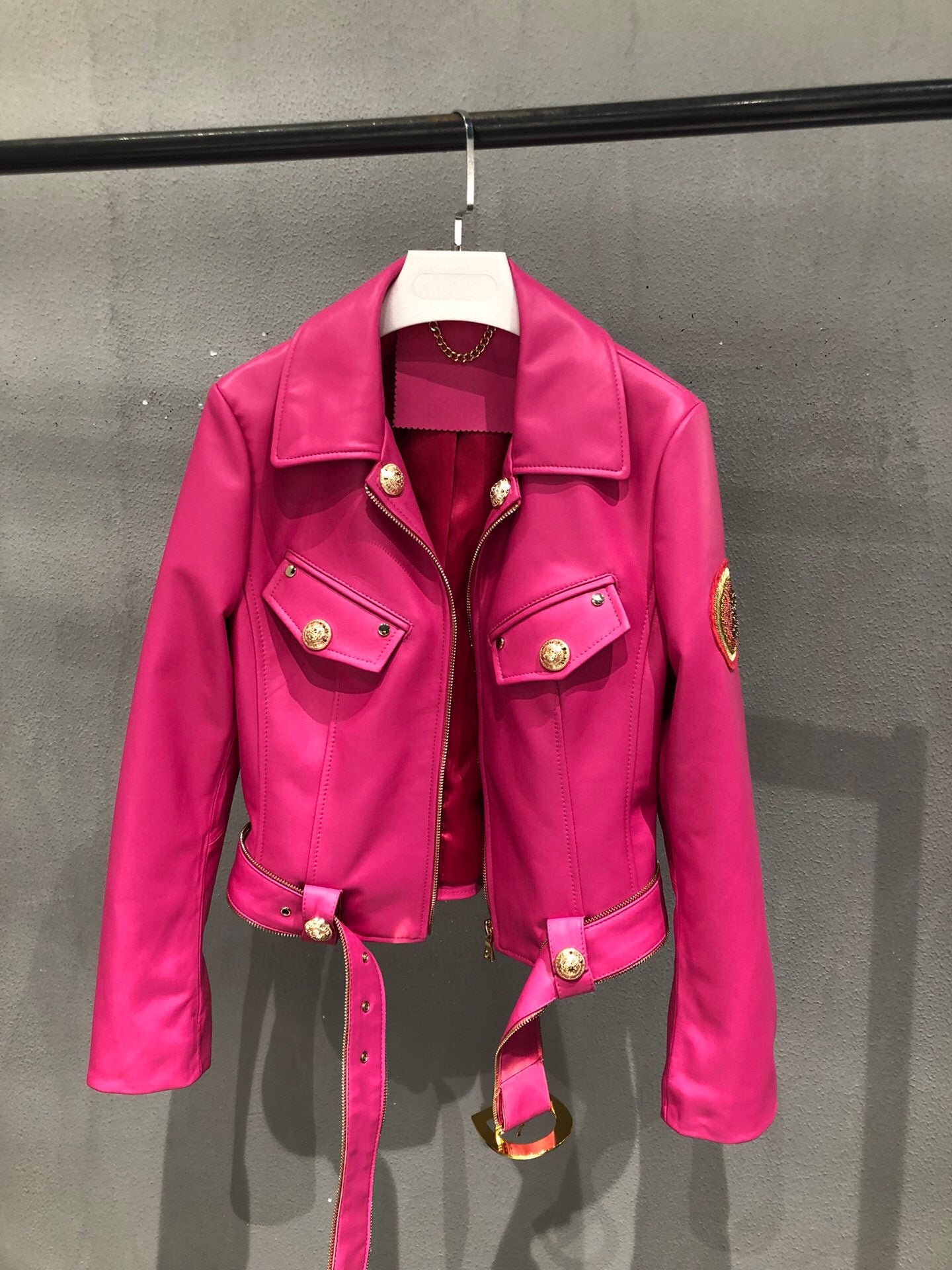 BALMA  Leather Jacket 2 Color 's