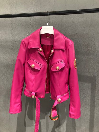 BALMA  Leather Jacket 2 Color 's